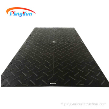 tapis de route de construction HDPE durable et résistant